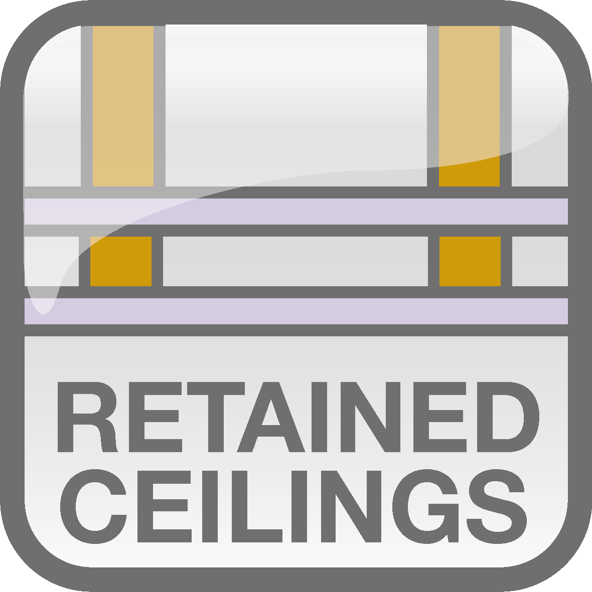 Suitable for use with Retained Ceilings